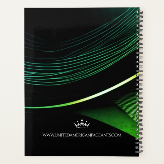 Emerald Dust Ultimate Pageant Planner Planer (Rückseite)