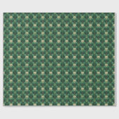 Emerald Elegance Geschenkpapier (Flach)