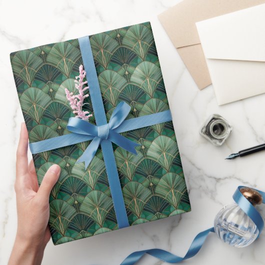 Emerald Elegance Geschenkpapier (Schenken)
