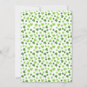 Emerald Elegance: St. Patrick's Day Bishop Tribute Einladung (Rückseite)