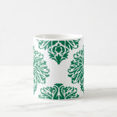 Emerald Elegant Damask Tasse (Mittel)