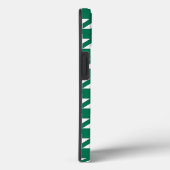 Emerald Elegant-Hahnentrittmuster mit benutzerdefi Case-Mate iPhone Hülle (Rückseite / Rechts)
