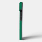 Emerald Elegant-Hahnentrittmuster mit benutzerdefi Case-Mate iPhone Hülle (Rückseite / Links)