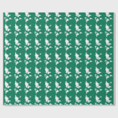 Emerald Elegante World Geschenkpapier (Flach)