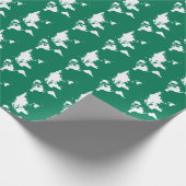 Emerald Elegante World Geschenkpapier (Ecke)