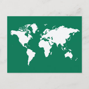 Emerald Elegante World Postkarte