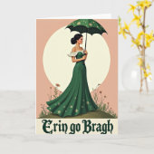 Emerald Eleganz Irish Pride Karte (Gelbe Blume)