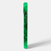 Emerald Energy Mandala Fraktal Kunst Case-Mate iPhone Hülle (Rückseite / Links)