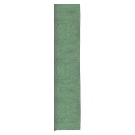 "Emerald Envy Grunge" Kurzer Tischläufer (Vorderseite)
