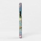 "Emerald Essence: Green Frog in Fraktal Art" Case-Mate iPhone Hülle (Hinten/Rechts)