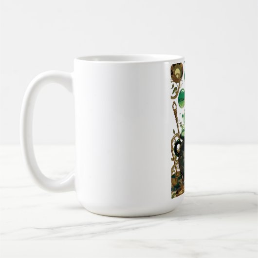 Emerald Excuses Cauldron Graphic Tee Kaffeetasse (Links)