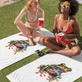 Emerald Eye Rainforest Frog Badehandtuch