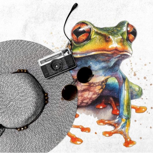 Emerald Eye Rainforest Frog Badehandtuch