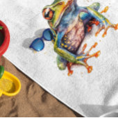 Emerald Eye Rainforest Frog Badehandtuch