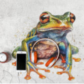 Emerald Eye Rainforest Frog Badehandtuch