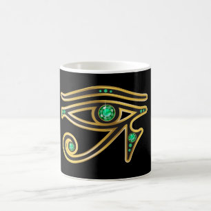 Emerald Eye von Ra in Gold Tasse
