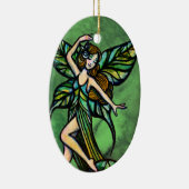 Emerald Fairy Keramik Ornament (Rechts)