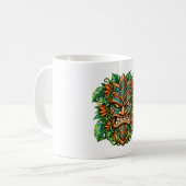 Emerald-Farn-Tiki-Kaffeetasse Kaffeetasse (Vorderseite Links)