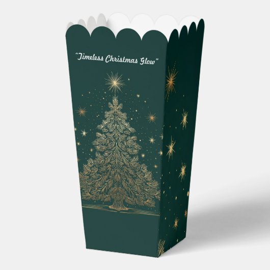 „Emerald Festive Opulenz“ Geschenkschachtel (Vorderseite)