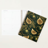 Emerald Fig Planner Cover Gold Botanical Accents  Planer (Anzeige)
