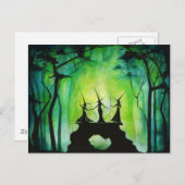 Emerald Fire Postkarte (Vorne/Hinten)