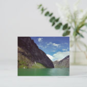Emerald Fjord Dream Postcard Postkarte (Stehend Vorderseite)