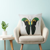 Emerald Flame Butterfly – Surreal Nature Form Kissen (Stuhl )