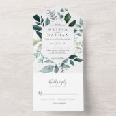 Emerald Foliage Greenerity-Blätter in einem All In One Einladung (Innen Boden)