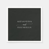 Emerald Forest Classic Round Sticker Napkins Serviette (Vorderseite)