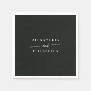 Emerald Forest Classic Round Sticker Napkins Serviette