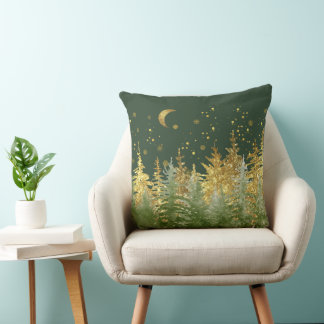 Emerald Forest Luxe Accent Pillow Kissen