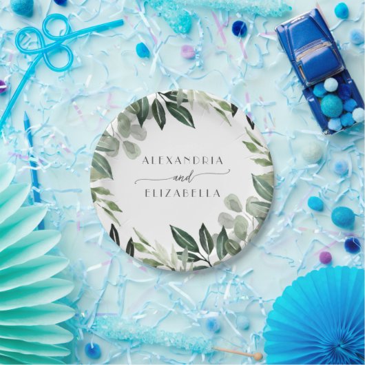 Emerald Forest Pappteller (Party)