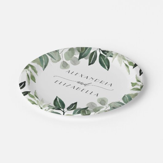 Emerald Forest Pappteller (Schrägansicht)