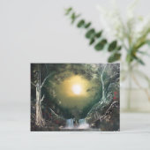 Emerald Forest Postkarte (Stehend Vorderseite)