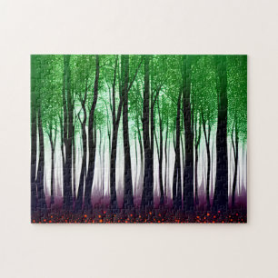 Emerald Forest Tapestry Puzzle