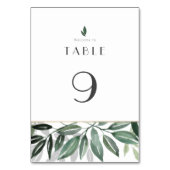 Emerald Forest Tischnummer (Vorderseite)
