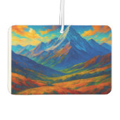 Emerald Forest Watercolor  Autolufterfrischer (Rückseite)