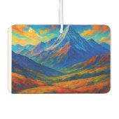 Emerald Forest Watercolor  Autolufterfrischer (Vorderseite)