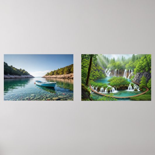 Emerald Forest Waterfalls and  Bilderwand Sets (Vorderseite)