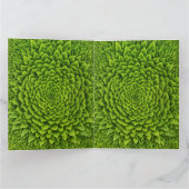 Emerald Fraktal Bloom Karte (Innenseite)