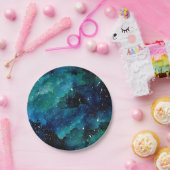 Emerald Galaxy Pappteller (Party)