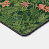 Emerald Garden Wall- Tropical Maximalist Botanical Schreibtischunterlage (Ecke)