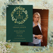 Emerald Garland Foto Law School Graduation Party Einladung