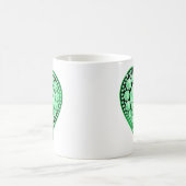 Emerald Gem Heart Kaffeetasse (Mittel)
