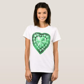 Emerald Gem Heart T-Shirt (Vorne ganz)