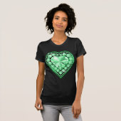 Emerald Gem Heart T-Shirt (Vorne ganz)
