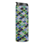 Emerald Gem Mermaid Scales Thermosbecher (Nach rechts gedreht)