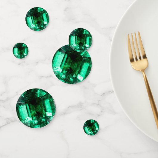 Emerald Gemstone Geburtstag Konfetti (Gruppe)
