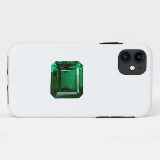 Emerald Gemstone Green Case-Mate iPhone Hülle (Rückseite (Horizontal))