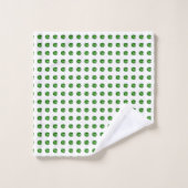 Emerald Gemstone, grün Badhandtuch Set (Waschlappen)